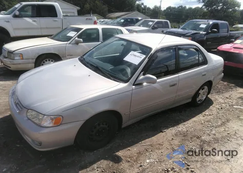 2001 Toyota Corolla S из США, поврежденный, VIN 2T1BR12E61C469498